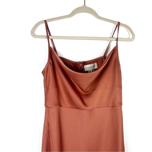 Sachin & Babi Cali Satin Midi Dress Sedona size 6 - Picture 3 of 11